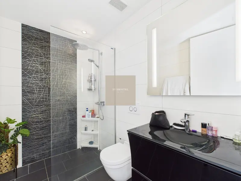 Bathroom with walk-in shower